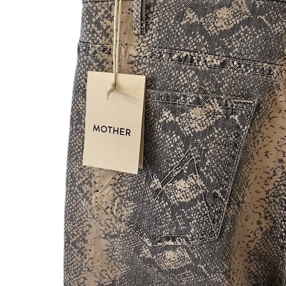 MOTHER Womens The Hustler Flood Jeans, Boa Babe, High Rise, Size 29, NWT - Picture 11 of 11